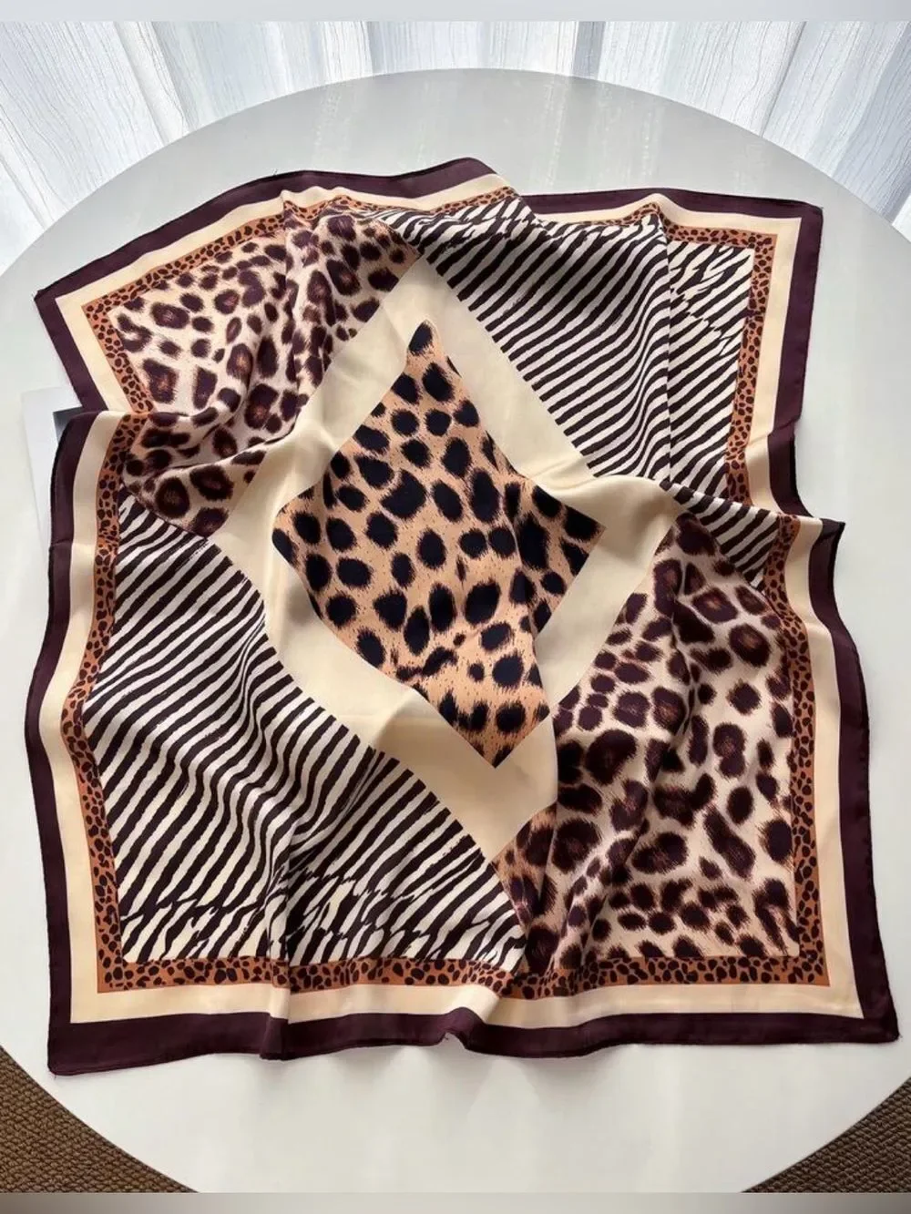 Anthropologie luxurious leopard